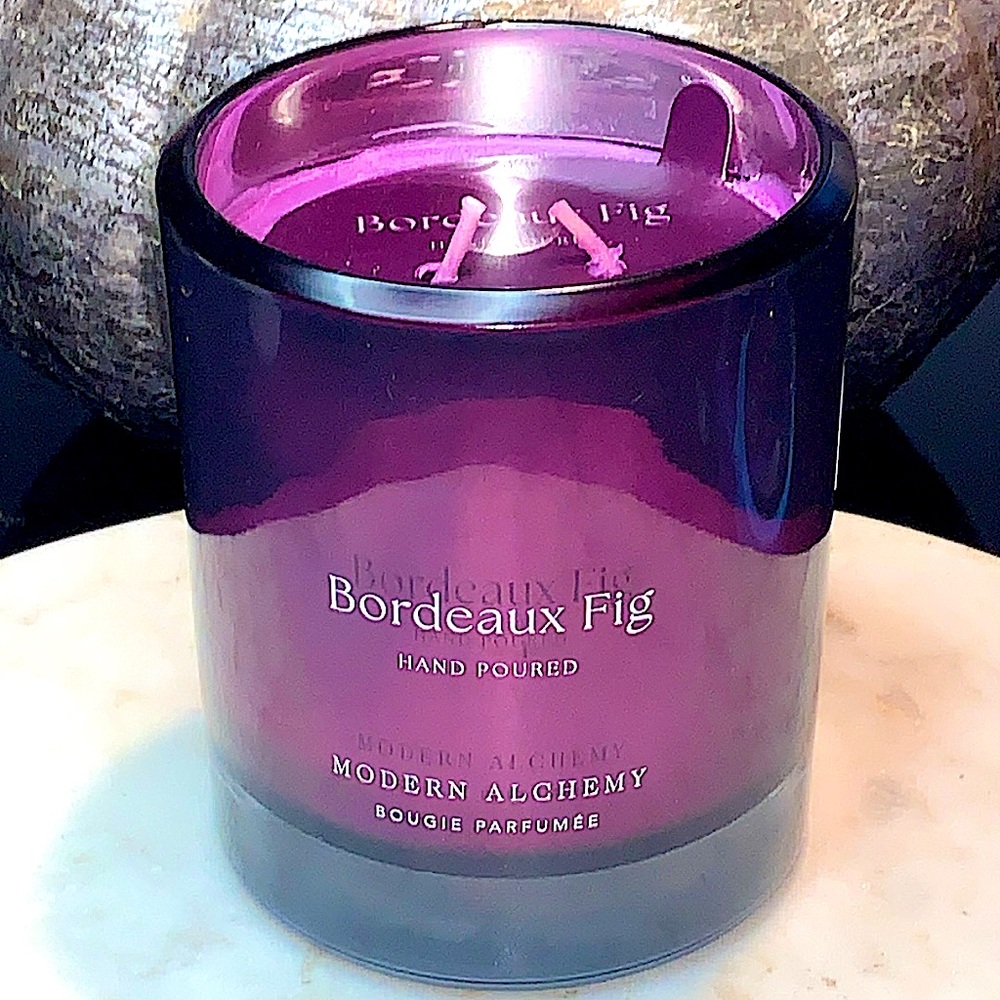 MODERN ALCHEMY BORDEAUX FIG CANDLE 2 WICK 13.1oz BOUGIE PARFUMERE NEW